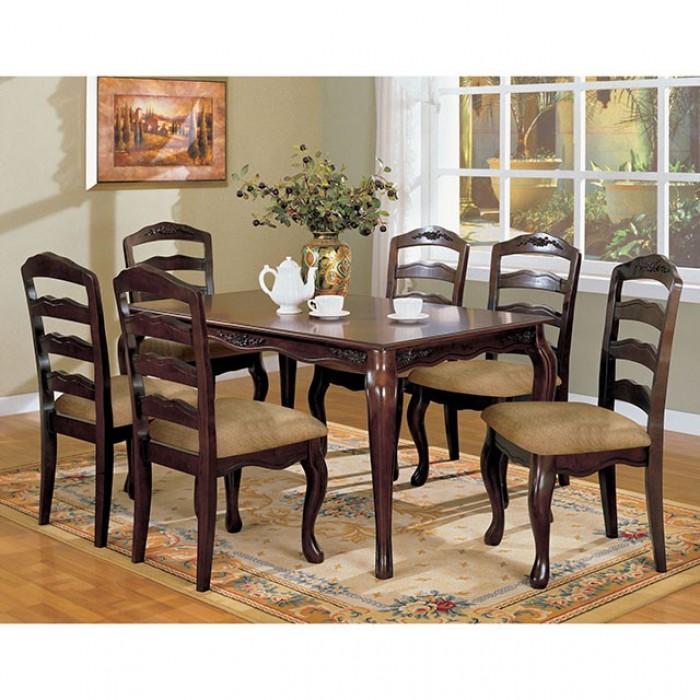Furniture of America TOWNSVILLE 7 Pc. Dining Table Set