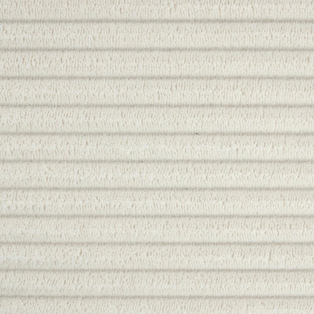 Furniture of America Sienta Modern 7-Piece Corduroy Modular Sectional Set with Ottoman