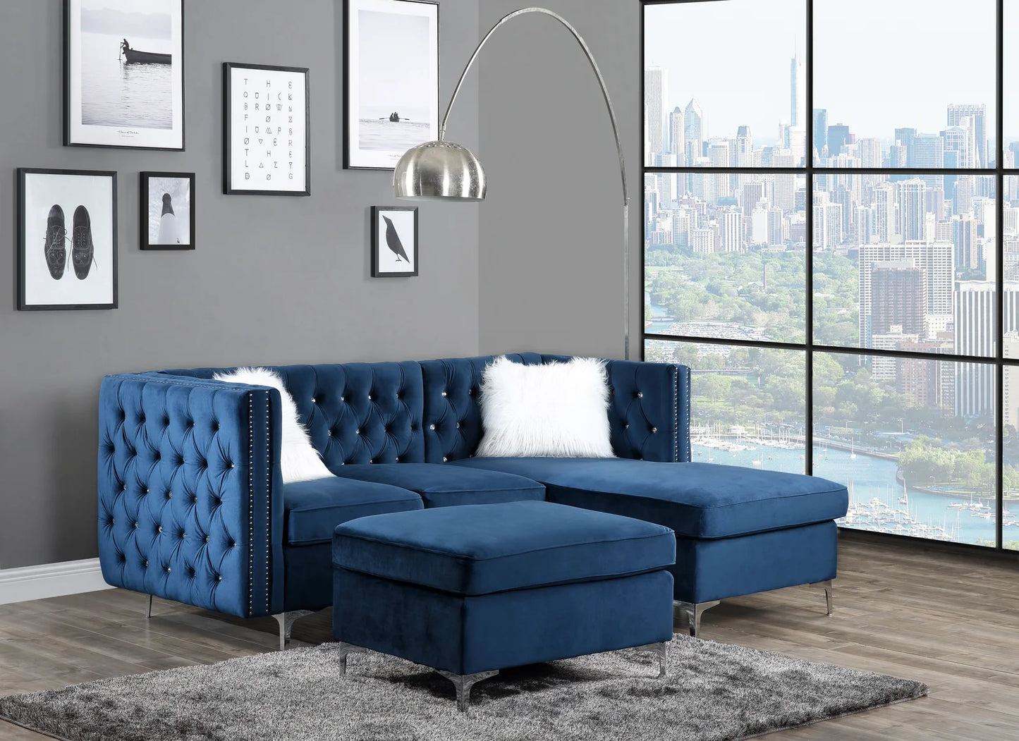 Acme Jaszira  Modular Armless Loveseat