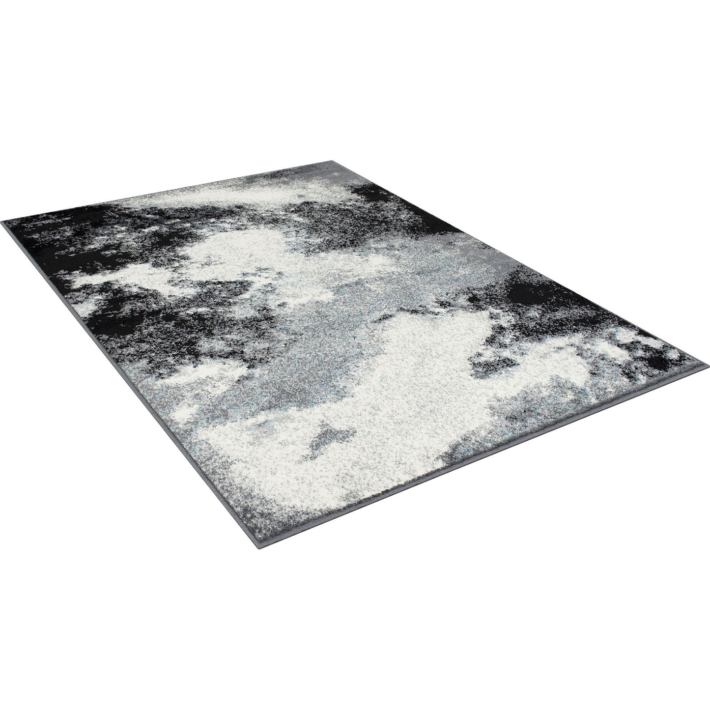 Furniture of America Serang Gray/Black 5' X 7' Area Rug