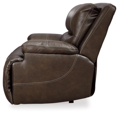 Ricmen Oversized Dual Power Leather Recliner