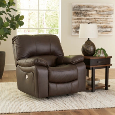 Leesworth Power Leather Recliner