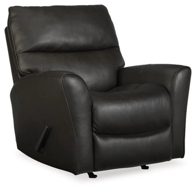 McAleer Manual Leather Recliner