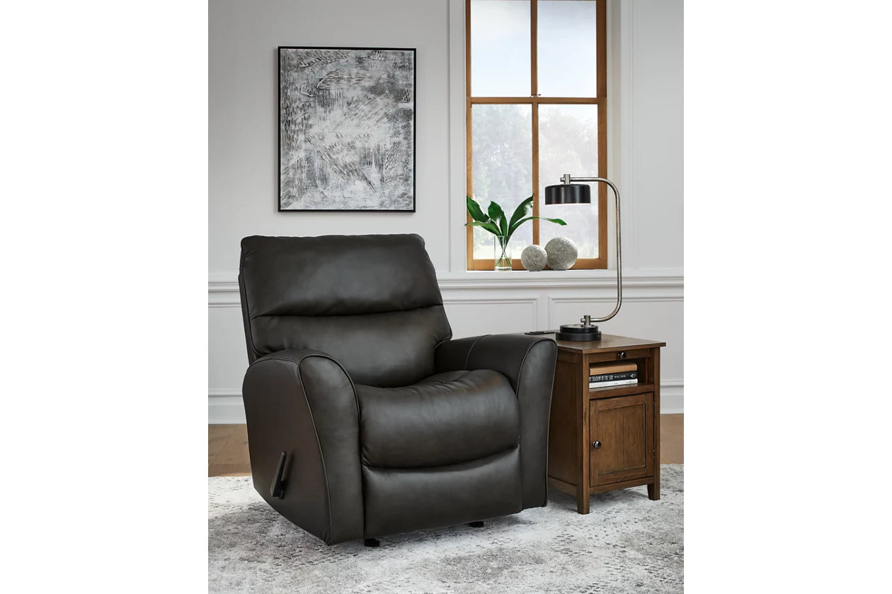 McAleer Manual Leather Recliner