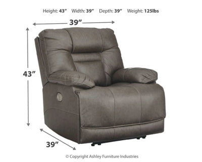 Wurstrow Triple Power Leather Recliner