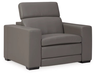 Texline Dual Power Leather Recliner