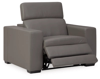 Texline Dual Power Leather Recliner