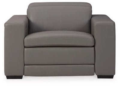 Texline Dual Power Leather Recliner