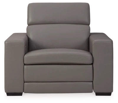 Texline Dual Power Leather Recliner