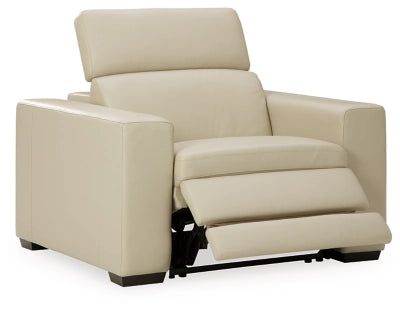 Texline Dual Power Leather Recliner
