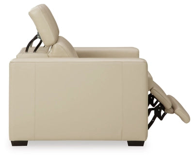 Texline Dual Power Leather Recliner