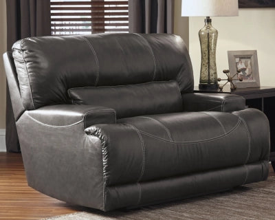 McCaskill Oversized Manual Leather Recliner