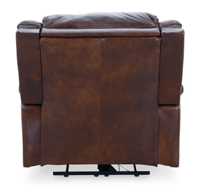Catanzaro Dual Power Leather Recliner
