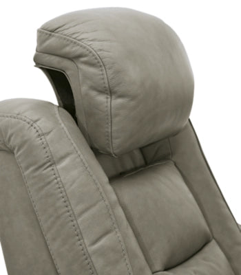 The Man-Den Triple Power Leather Recliner