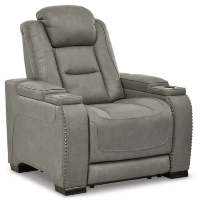 The Man-Den Triple Power Leather Recliner