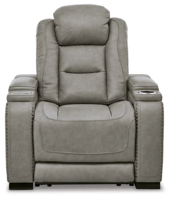 The Man-Den Triple Power Leather Recliner