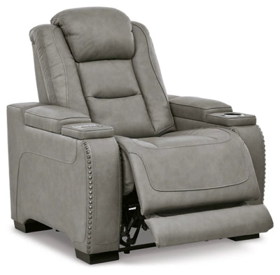 The Man-Den Triple Power Leather Recliner