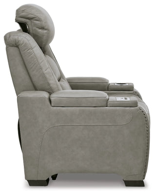 The Man-Den Triple Power Leather Recliner