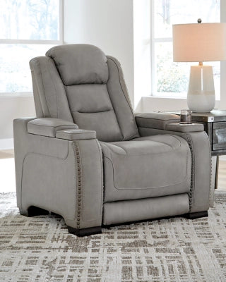 The Man-Den Triple Power Leather Recliner