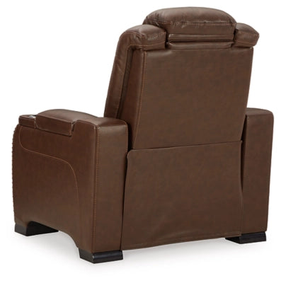 The Man-Den Triple Power Leather Recliner