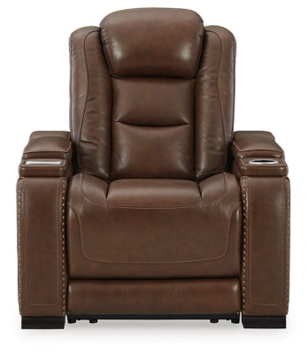 The Man-Den Triple Power Leather Recliner