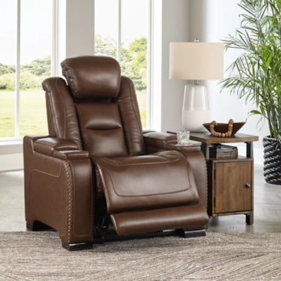 The Man-Den Triple Power Leather Recliner