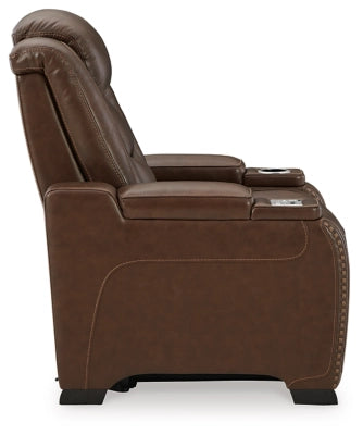 The Man-Den Triple Power Leather Recliner