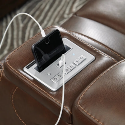 The Man-Den Triple Power Leather Recliner