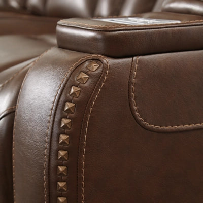 The Man-Den Triple Power Leather Recliner