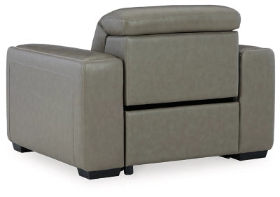Correze Dual Power Leather Modular Recliner