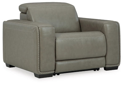 Correze Dual Power Leather Modular Recliner
