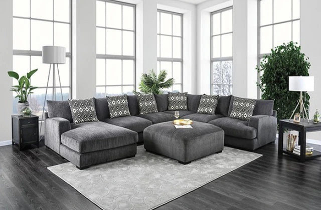 Furniture of America® Kaylee Gray Sectional