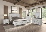 Furniture Of America Hampstead 5 Pc Queen Bedroom Set     |     FM79014WH-Q-5PC-C