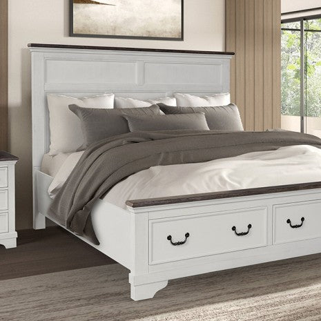 Furniture Of America Hampstead 5 Pc Queen Bedroom Set     |     FM79014WH-Q-5PC-C