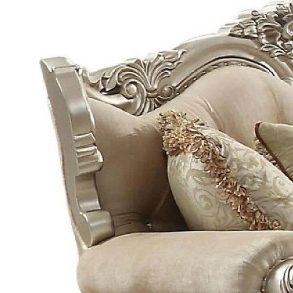 ACME Chantelle 63" Loveseat with 3 Pillows