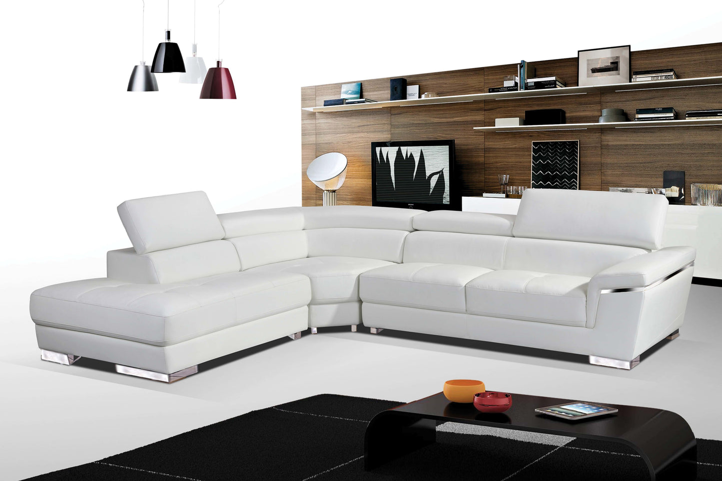 ESF Leather Sectional - 2383