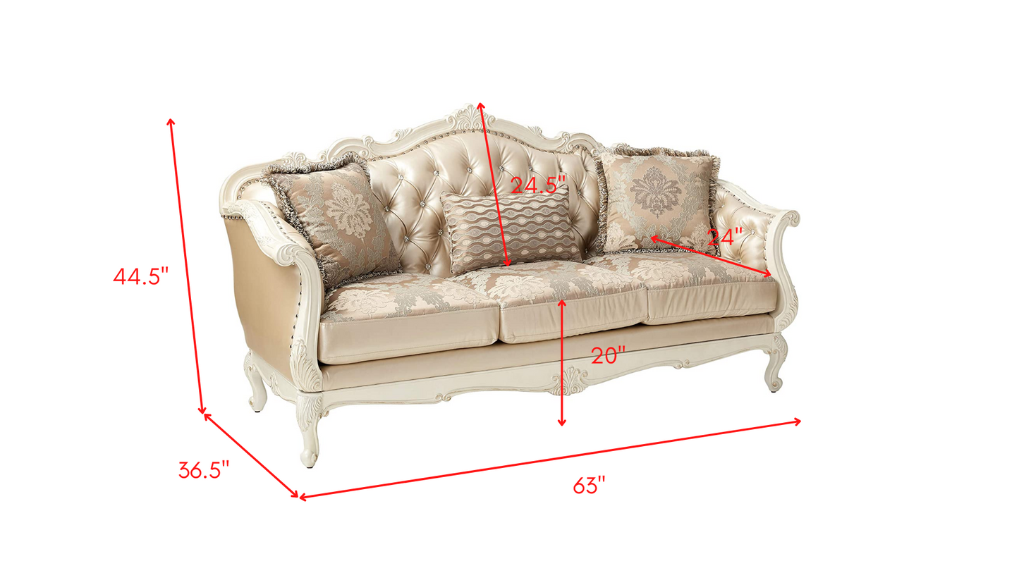 Acme Chantelle 63" Loveseat w