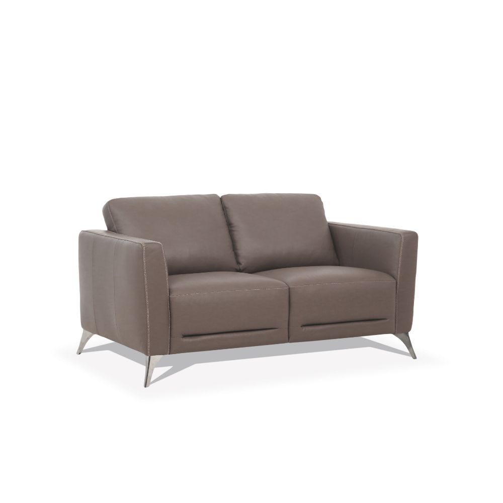 ACME Malaga Loveseat Taupe Leather