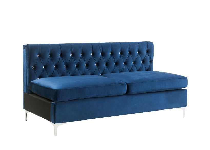 ACME Furniture Jaszira Sofa, Blue Velvet