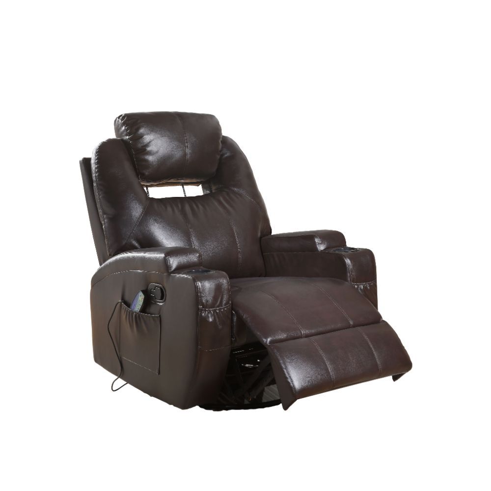 ACME Waterlily Rocker Recliner Brown PU