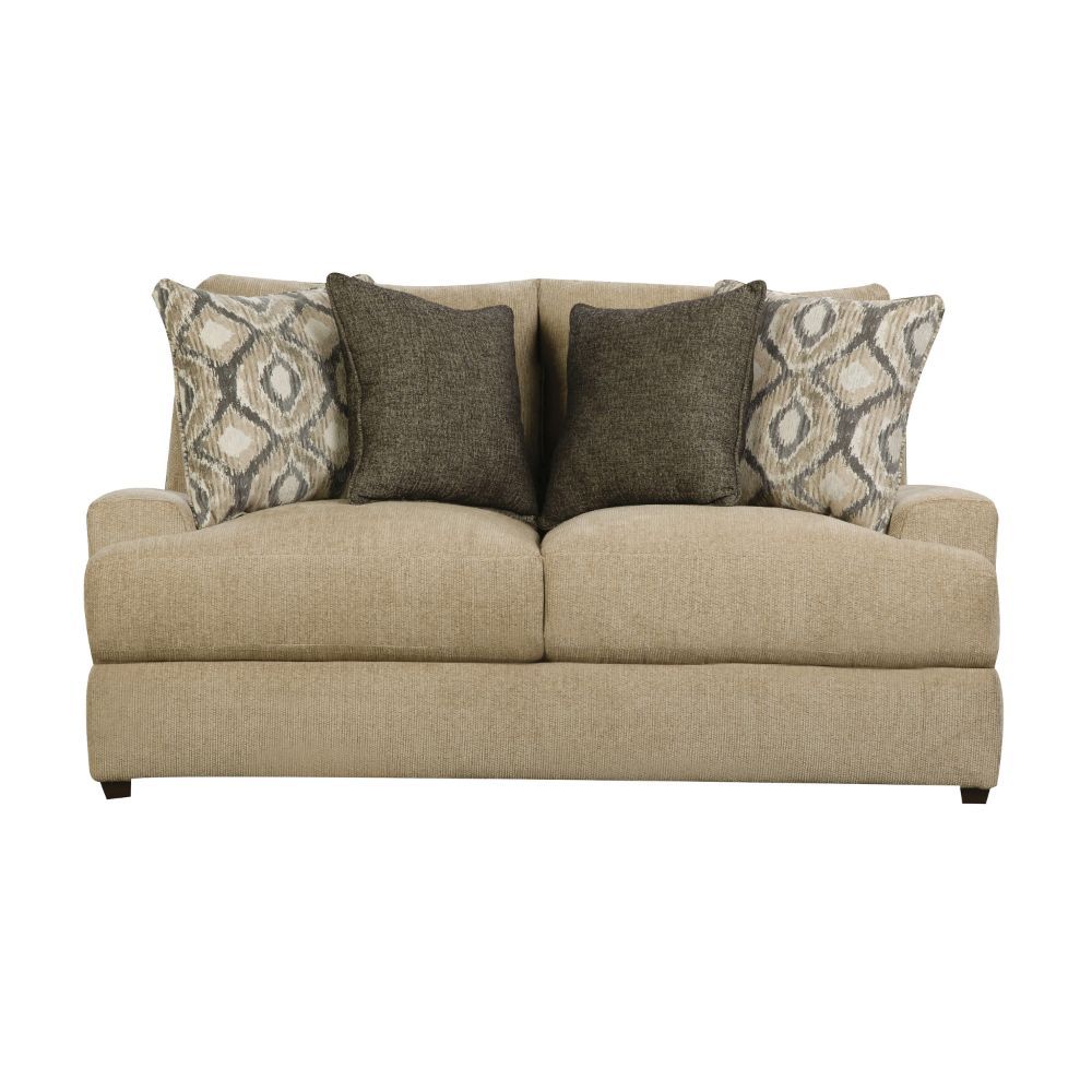 ACME Vassenia Loveseat 2-Tone Latte Chenille