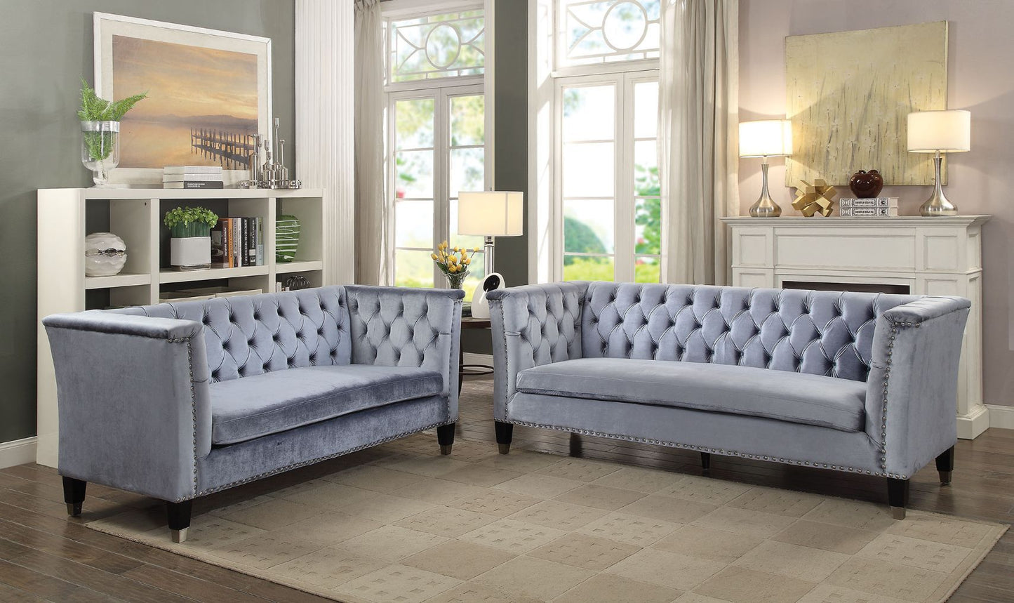 ACME Furniture Honor Contemporary Button Tufted Sofa
