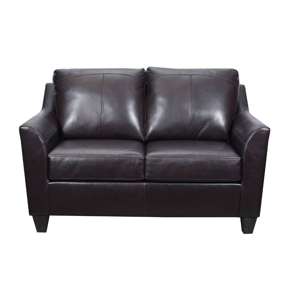 ACME Cocus Loveseat Top Grain Leather Match