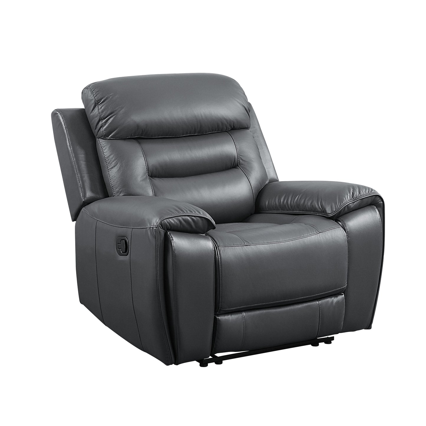 ACME Lamruil Recliner Gray Top Grain Leather