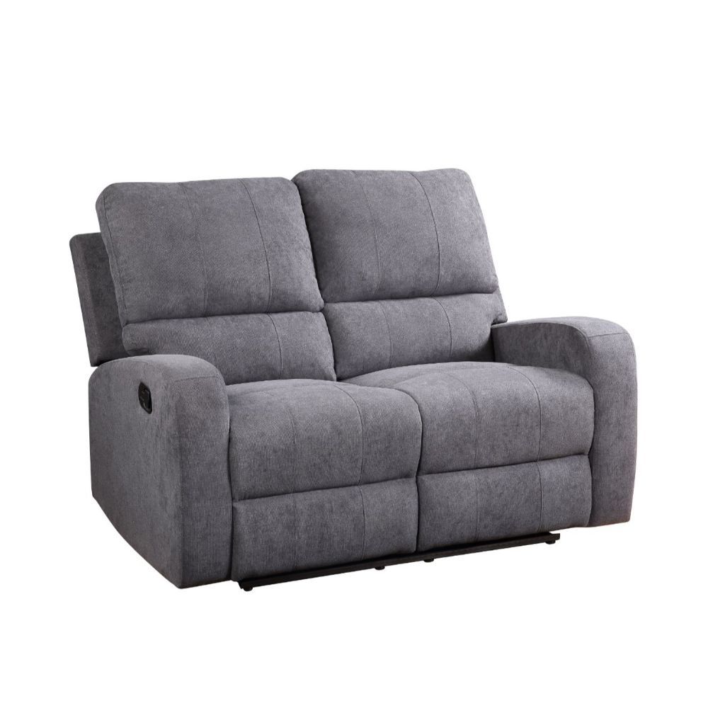 ACME Livino Loveseat Gray Fabric