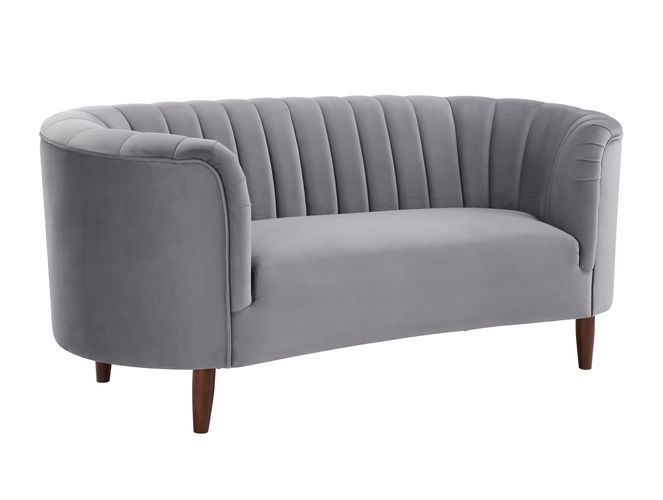 ACME Millephri Loveseat Gray Velvet