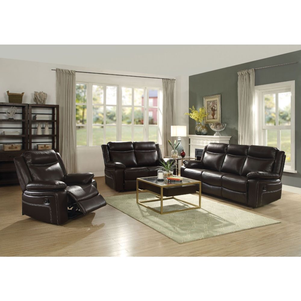 ACME Furniture Corra Motion Sofa in Espresso