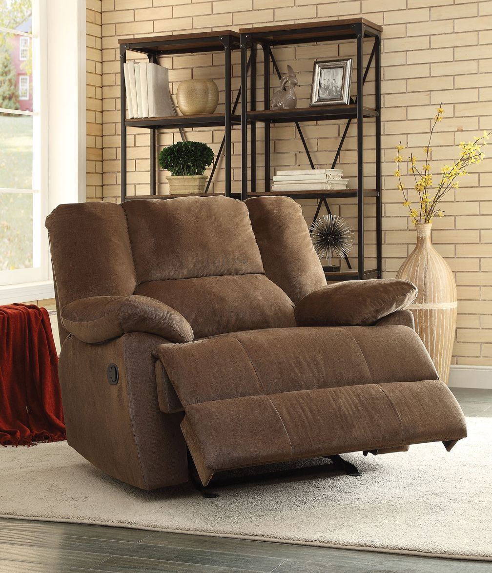 ACME Oliver Glider Recliner Chocolate Corduroy