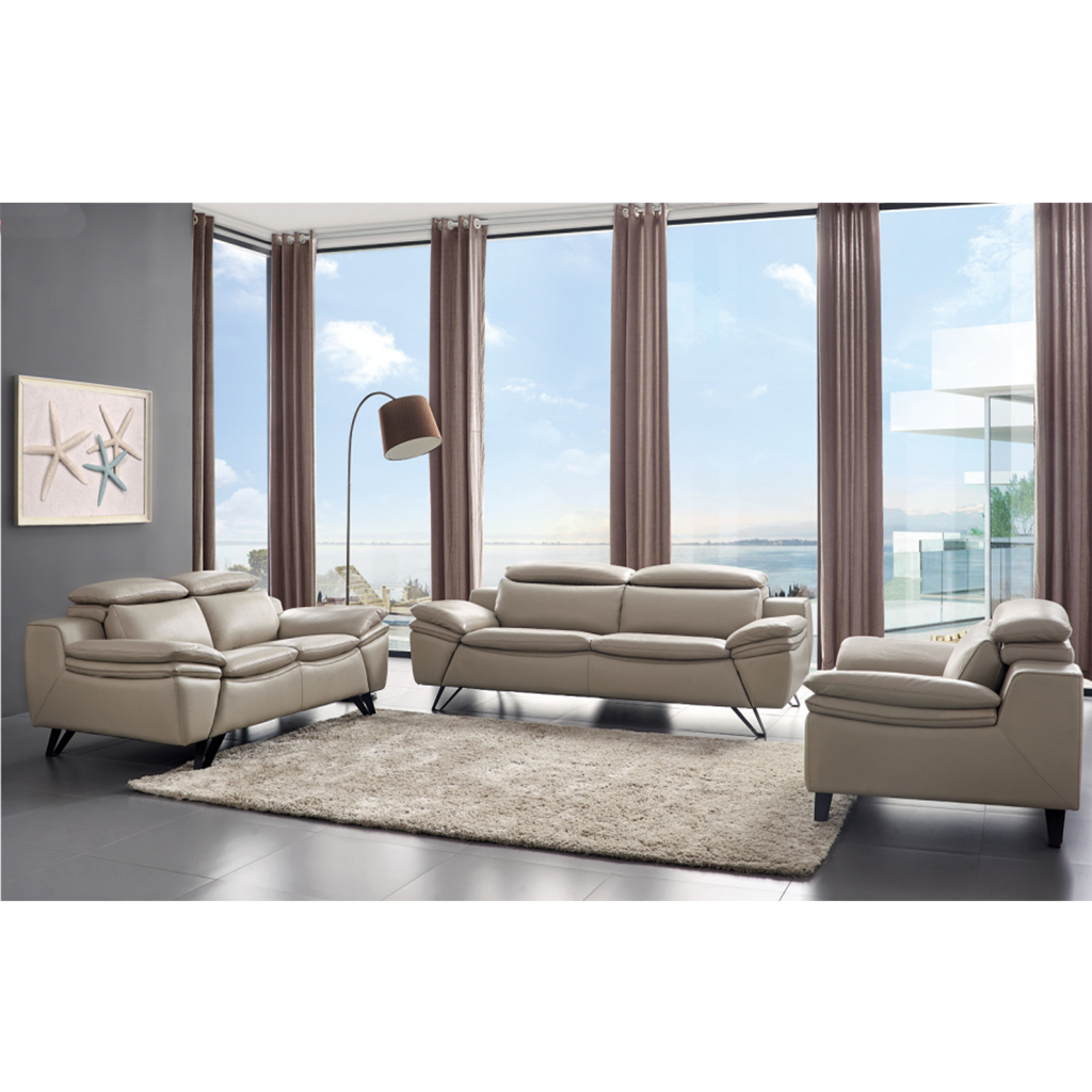 ESF Furniture 973 Leather/Eco-Leather Living Room Set