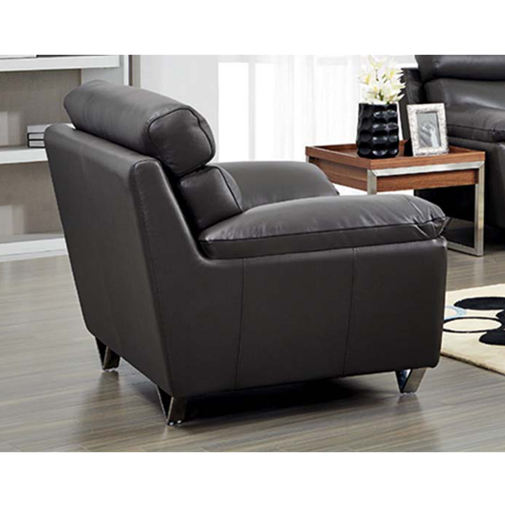 ESF Furniture 8049 Living Room Chair in Dark Grey